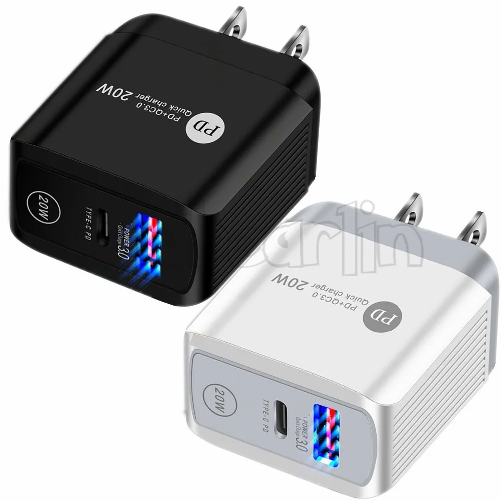 Type c USb charger 20W 25W 18W EU US UK Ac Fast Quick PD QC3.0 Wall chargers adapter For Iphone 15 11 12 13 14 Pro Max Samsung Huawei PC