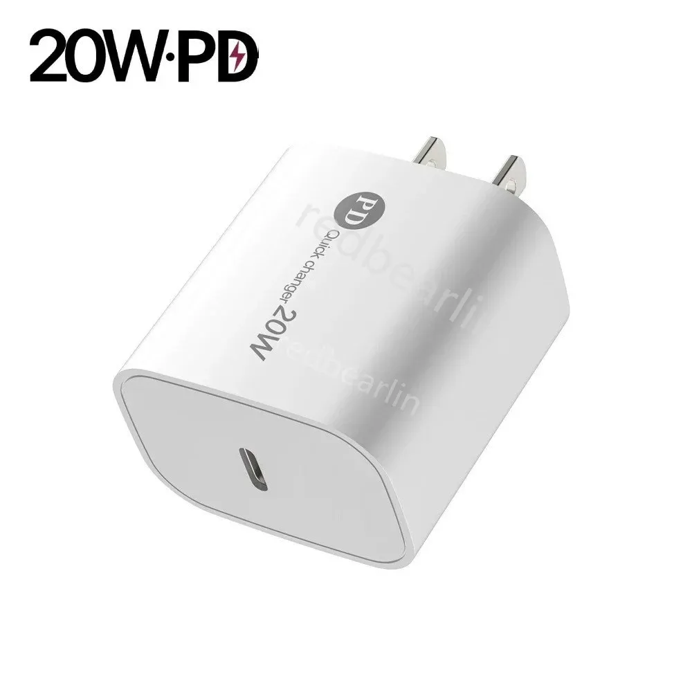 12W 20W PD Type c USB C Power Adapter US Eu Wall Charger Chargers Adapters For IPhone 11 12 13 14 Pro Max Samsung Android phone With Box