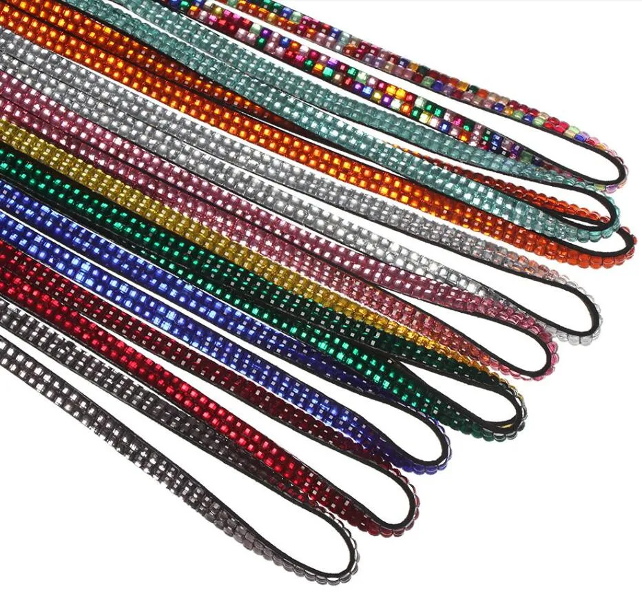 Bling Lanyard Blink Straps Crystal Rhinestone in neck with claw clasp ID Badge Holder for Mobile phone Camera B0614G12